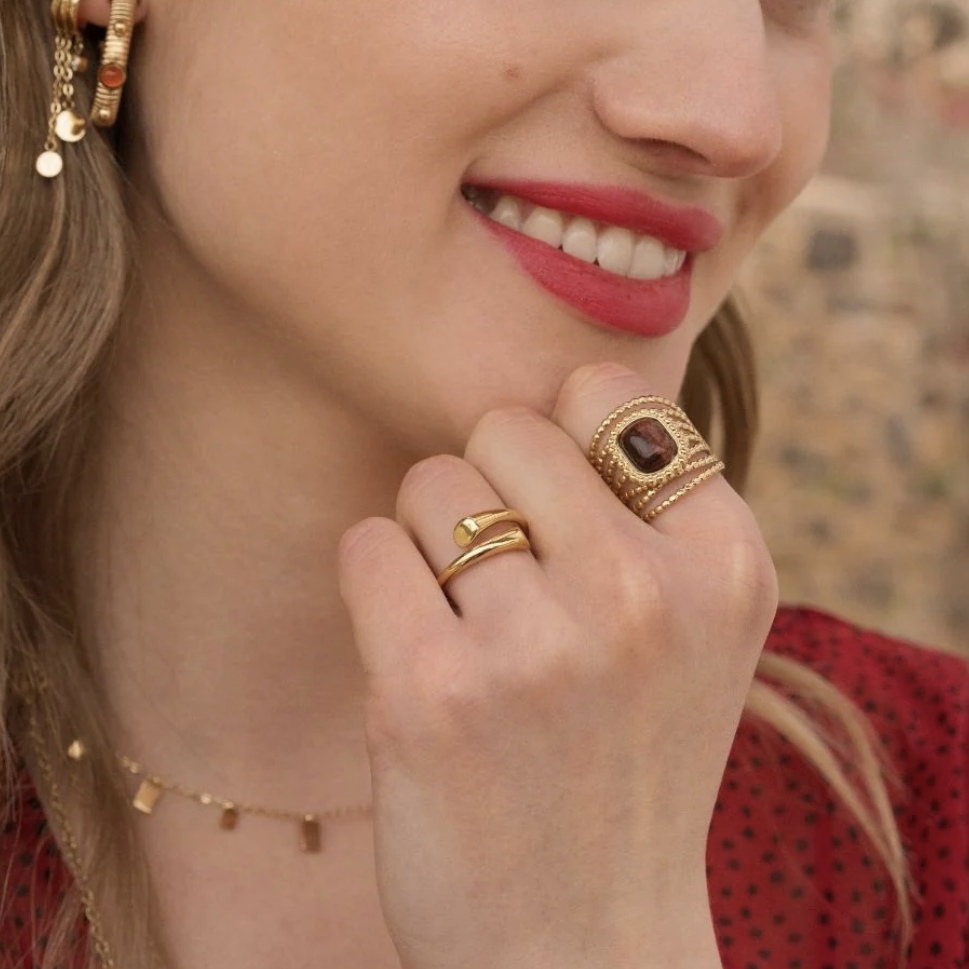 bague minimaliste en forme de clou pour femme - Mathilde & Filles