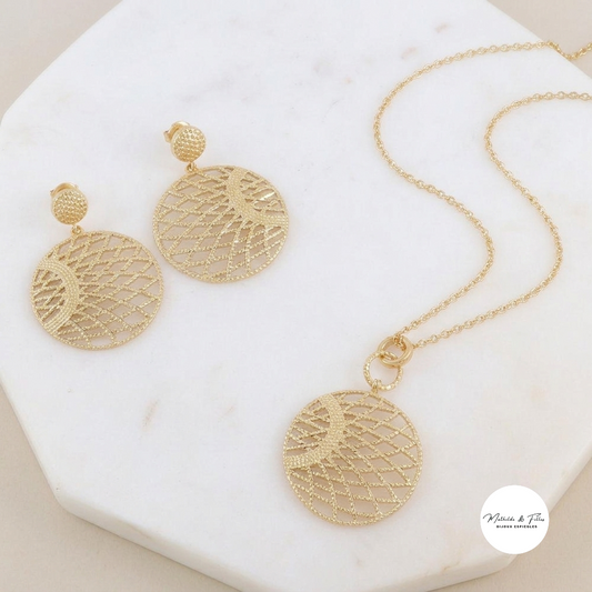 Ensemble Nora | Sautoir + Boucles d'oreilles