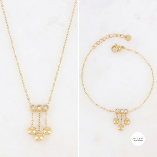 Ensemble Manal | Collier + Bracelet