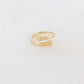 Bague en forme de clou pour femme au style minimaliste en acier inoxydable doré - Mathilde & Filles