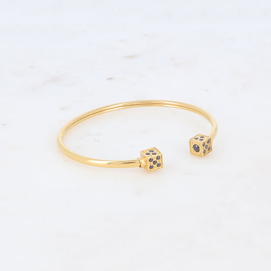 Bracelet jonc Flore